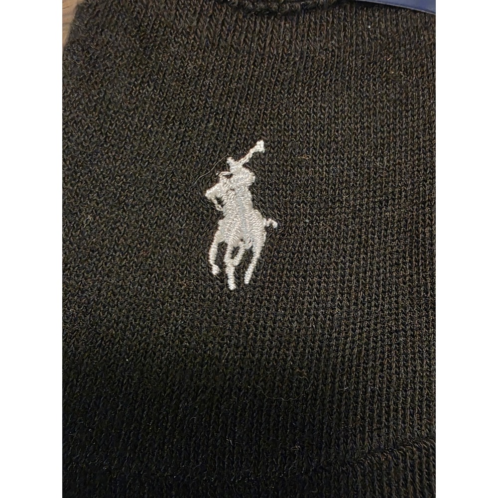Polo Ralph Lauren Womens 6 Pair No Show Liner Socks Black White Pony 4-10.5 - Picture 6 of 7